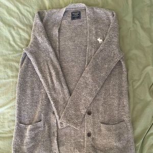 Grey Abercrombie Cardigan